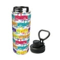thumbnail image 2 of Goofa Colorful Car Print 18oz Sports Insulated Kettle With Straw Water Bottle Sports Water Bottle For Running Hiking Cycling Climbing Mans Womans, 2 of 7