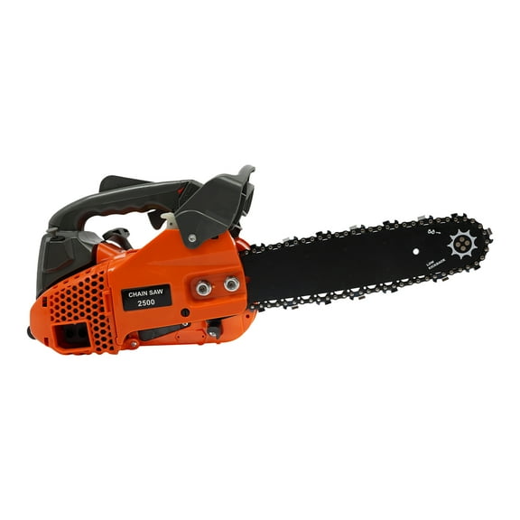 2-Stroke Gas-powered Chainsaw, 11.8" 25.4CC Handheld Gasoline Chainsaws, 9000rpm 1.22HP Chain Saw Set 2-Stroke Engine Chainsaw for Wood Pruning, Tree Stump Trimming, Firewood Cutting