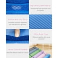 thumbnail image 4 of YR Tapete de Yoga Grande y Gruesa, Tapetes de Ejercicio de Espuma Suave de 20 Mm para Gimnasio en Casa, Fitness, Estiramiento, Gimnasia, Azul, 4 of 8