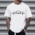 thumbnail image 2 of Sngxgn Men's Fit Short Sleeve T-Shirt Crewneck Lightweight Tee Shirts for Men Workout Casual(White,XL), 2 of 5