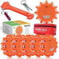 thumbnail image 1 of Marcala Road Flares 6-Pack | The Only Roadside Safety Disc Kit with a Whistle | DOT Compliant Safety Flares Kit, 1 of 5