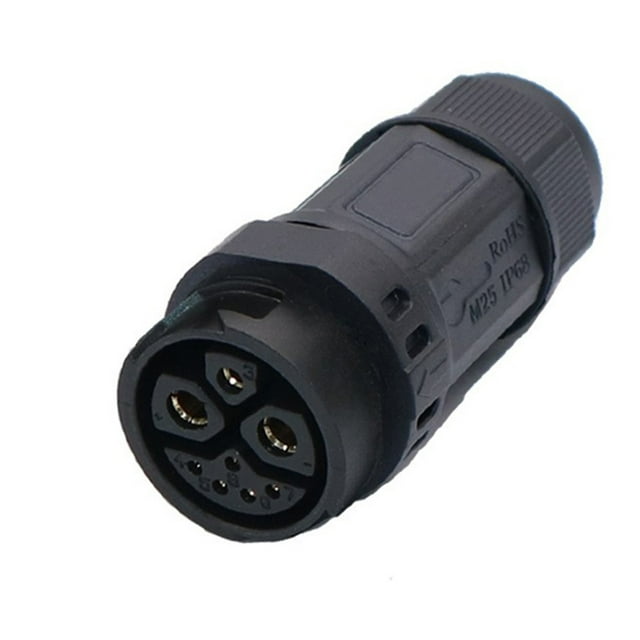 IP67 Male Female 2+1+5 Pins Battery Connector Energy Storage Connector 500V 50A
