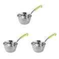 thumbnail image 2 of VONKY Stainless Steel Soup Ladle Made With Durability In Mind Multifunction Stainless Steel Water Scoop 16CM 3Set, 2 of 6