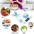 thumbnail image 4 of Jellyfish Food Scale Digital Kitchen Scale Waterproof Tempered Glass Tare Function 11 lb for Baking Cooking Meal Prep, 4 of 7
