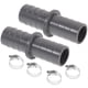 thumbnail image 3 of 2 Conjuntos Adaptador de extensión de la manguera del conector de la manguera de la manguera de la lavadora con abrazaderas de manguera, 3 of 7