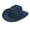 Navy-6, variant on SUYIDA Men's Wide Brim Straw Fedora Hat Breathable Summer Cowboy Hat for Outdoor Beach Travel Fishing and Gardening
