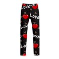 thumbnail image 5 of ZHOUCHANKIDS Mens Valentine's Day Two Piece Suit Set Featuring A Full Rose Print Design On Jacket And Pants Black XXXL, 5 of 6