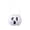 A011- White Long Tongue Ghost, variant on Halloween Trick Or Treat Bag 8X5 Inch Pink Non Woven Pumpkin Candy Bucket, Jack O Lantern Design for Student Halloween Party Favors, 1 Pack