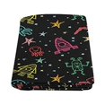 thumbnail image 2 of CADecor Colorful Vector Hand Drawn Doodles Cartoon Set Of Blanket Throw Super Soft Warm Bed or Couch Blanket 58x80 inches, 2 of 2