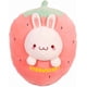thumbnail image 1 of 18" Bunny Plush Pillow Cute Strawberry Stuffed Animal Kawaii Squishy Anime Bunny Plushie Soft Hugging Pillow Plush Toy Gifts for Kids Boys Girls Hallo, 1 of 4