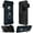 Dark Blue, variant on GSA Slim Armor Ring Stand Hybrid Case w/Holster For iPhone 13 (6.1") - Black