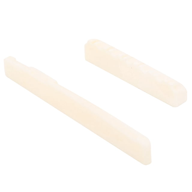 Tuerca para guitarra, sillín, hueso de vaca de marfil, 6 cuerdas, accesorios para instrumentos musicales de guitarra acústica