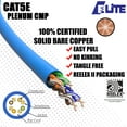 thumbnail image 6 of Infinity Cable CAT5E Solid CMP Plenum, Bare Copper 1000 Ft. Bulk Cable Advanced Pull Box, Blue, 6 of 6