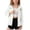 White, variant on Girls Color Blocked Lightweight Jacket Kids Hooded Spring Fall Jackets with Pockets Summer Children's Sunscreen Clothes 5-16 Years