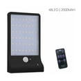 thumbnail image 1 of Iluminación de iluminación de lámpara de inducción de cuerpo humano regulable e impermeable con luz solar para exteriores, 48 LED, 2000 mAh, sin barandilla, 1 of 5
