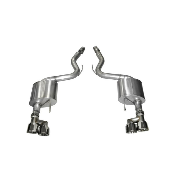 Corsa Performance 14334 Sport AxleBack Exhaust System; Dual Rear Exit; 3 in. Dia; Incl. Muffler