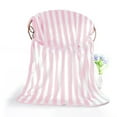 thumbnail image 2 of Meitianfacai Premium Bath Towel 27.55x55.11in (70x140cm), Striped Quick Dry Towel with Thickened Design, Highly Absorbent for Home, Beach, Spa, 1 Piece（Pink）, 2 of 6