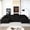 Black, variant on Vanress 124 Inch U Shaped Modular Sectional Sofa, Modern Corduroy Boneless Sofa for Living Room, Upholstered Deep Seat Cloud Sofas Couches, No Assembly Required, Black
