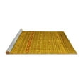 thumbnail image 2 of Ahgly Company Machine Washable Indoor Rectangle Persian Yellow Traditional Area Rugs, 2' x 4', 2 of 4