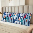 thumbnail image 4 of KLL Ultra Soft Microfiber Body Pillow Cover/Pillowcases 20"x54" with Hidden Zipper Closure-Fish And Shark, 4 of 5
