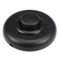 thumbnail image 1 of Interruptor de pie de control de lámpara redonda Uxcell ON/OFF plástico negro 1 pieza, 1 of 5