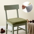 thumbnail image 4 of Seat Covers for Dining Room Chair, Elastic Stretch Cushion Slipcovers, Thick Soft Chair Pads, Removable Washable Chair Seat Cushion Protector Slipcovers(B), 4 of 6