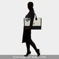 thumbnail image 5 of Embroidery Canvas Tote Bag for Women, Aunt Gifts from Niece Nephew, Best Aunt Ever Gifts for Auntie Birthday, Mothers Day, Christmas, Personalized Present Bag for Beach, Holiday, 5 of 6