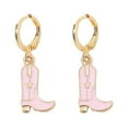 thumbnail image 1 of Pendientes de Temperamento Europeo y de Moda Western Cowboy Chica Goteo de Aceite Botas Pendientes Tacones Altos Todos los Pendientes y Pendientes, 1 of 6