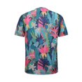 thumbnail image 5 of Hombres Primavera Verano Casual Slim 3d Impreso Manga Corta Camiseta Top Blusa, 5 of 5