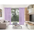 thumbnail image 2 of Gorgeous Home Linen MR2 Faux Silk Semi-Sheer Window Curtains 2-Pack Lilac 84" L, 2 of 5