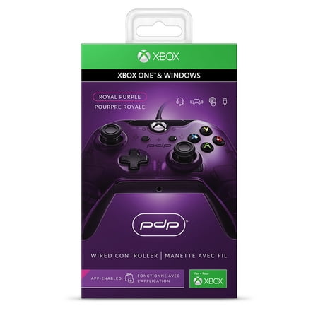 PDP Wired Controller - Gamepad - wired - purple - for PC, Microsoft Xbox One, Microsoft Xbox One S, Microsoft Xbox One X