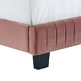 thumbnail image 5 of Modway Celine Channel Tufted Performance Velvet Queen Platform Bed in Dusty Rose, 5 of 8