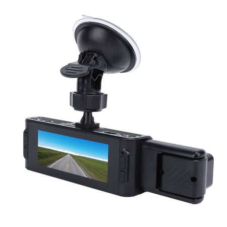 NFTIGB Dash Cam for Car 3 Lens 1080P 3.16 Inch / 8.0 cm HD Wireless WiFi Motion Detection Night Vision Loop Recording Wide Angle Dashboard Camera Recorder