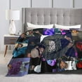 thumbnail image 3 of Super Soft Flannel Throw Chris Brown Blanket 80"X60" For Bed, Sofa, Camping, Cold Cinema Or Travel,Gift For Your Family And Friend, 3 of 4