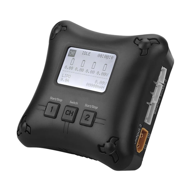 Cargador Rc Portátil H4 20W 2A Cargador De Equilibrio De Puerto Dual Para Batería 2-4S seitruly EL013918-01
