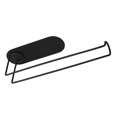 thumbnail image 1 of Billuyoard Portarrollos de papel para cocina, soporte de pared para rollo de papel, toallero de papel para cocina y baño Almacenamiento y organización del hogar negro Billuyoard HA045313-02, 1 of 6