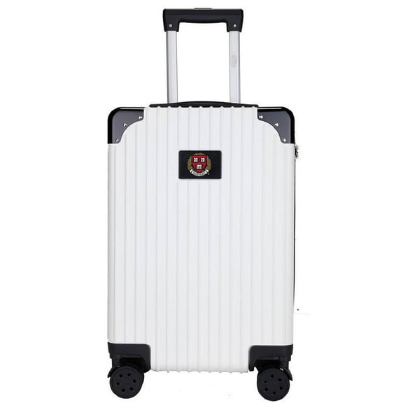 MOJO White Harvard Crimson 21'' Executive Spinner Carry-On Luggage