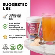 Creatine for Women | Creatine Monohydrate + BCAA Powder Myo-Inositol Collagen Biotin Hyaluronic Acid Folate L Glutamine Vitamin D3 Iron Zinc D-Chiro-Maca Digestion Shelf Builder By Clean Nutra