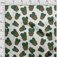 thumbnail image 3 of oneOone Polyester Lycra Dark Green Fabric Cactus Sewing Craft Projects Fabric Prints By Yard 56 Inch Wide, 3 of 5
