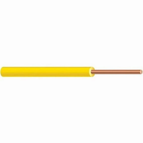 Southwire 48548202 14 Awg Solid Tracer Wire, Yellow - 500 ft.