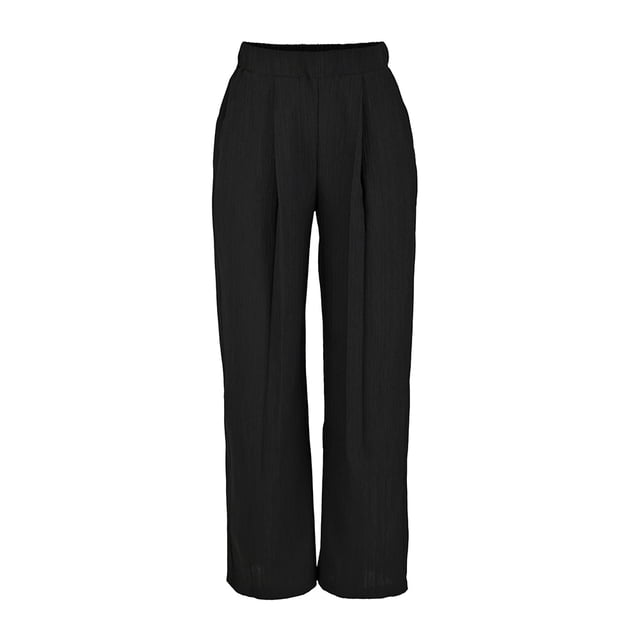 Pantalón George para Dama, Cronchado con dos Pinzas al Frente Negro Talla EEG