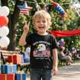thumbnail image 3 of Karoyedx Boys Independence Day Clothing Toddler 4th of July Shirts Kids American Flag T-Shirts Girls Patriotic Independence Day Memorial Day Tops Black Size,3-4 Years, 3 of 3