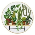 thumbnail image 2 of GUOOL Embroidery Starter Beginners Cross Stitch Craft Sewing Threads Set 20cm EC001, 2 of 9