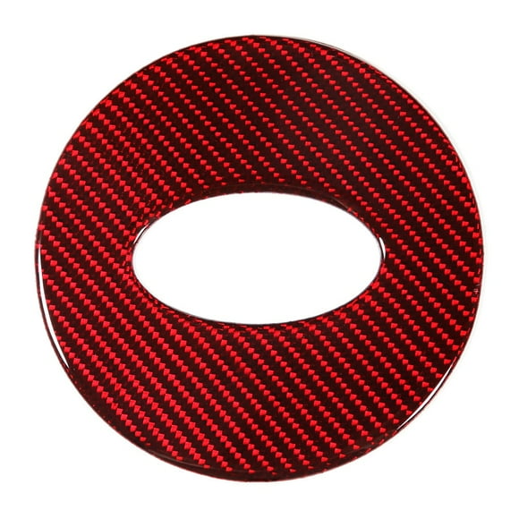 Reiche Left-Hand Drive Carbon Fiber Interior Steering Wheel Sticker Trim Fits for Subaru