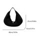 thumbnail image 4 of Bolso Mano Hobo Bag Mujer Ante Slouchy Con Gran Capacidad para Viajes, 4 of 9