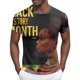 thumbnail image 1 of Tops para hombre, blusas y camisas de manga corta con cuello redondo para hombre Camisa de manga corta estampada para hombre Top/camisa de manga corta con cuello redondo Tops para hombre, 1 of 4