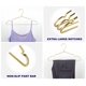 thumbnail image 3 of Percheros Amber Home Premium de aluminio dorado mate, paquete de 20, 3 of 7