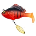 thumbnail image 2 of sunsanly 6CM/10G/14G Paddle Tail Fishing Lure with Hook Spinner 3D Eyes Swimbait Artificial Soft Bait Freshwater Saltwater Bass Trout Fishing Accessories, 2 of 8