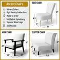 thumbnail image 4 of Designart "Segment Layers of Marbled Rock" Upholstered Fractals Accent Chair and Arm Chair, 4 of 5