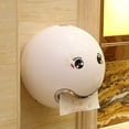thumbnail image 3 of Miangastore Bathroom Waterproof Creative Desktop Box Carton Toilet Paper Towel Holder (White), 3 of 4
